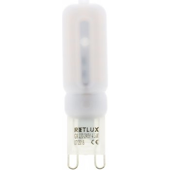 RETLUX žárovka LED G9 4,5W bílá teplá RLL 297 od 109 Kč - Heureka.cz