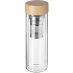 Secret de Gourmet Čajovar, sklo a bambus, 400 ml transparentní – Sleviste.cz