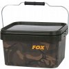 Rybářská krabička a box Fox Fishing Camo Square Bucket 17L