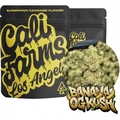 califarms Greenhouse Banana OG Kush CBD 7,66% THC 0,08% 2 g – Zboží Dáma