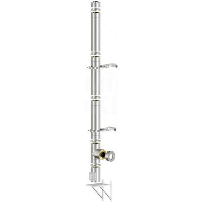 Bokra Nerezový izolovaný komín IZOL 50 150mm 5,62m – Zboží Dáma