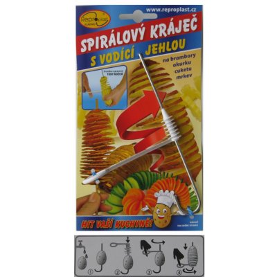 Kráječ spirálový ozdobný PH s vodící jehlou – Sleviste.cz