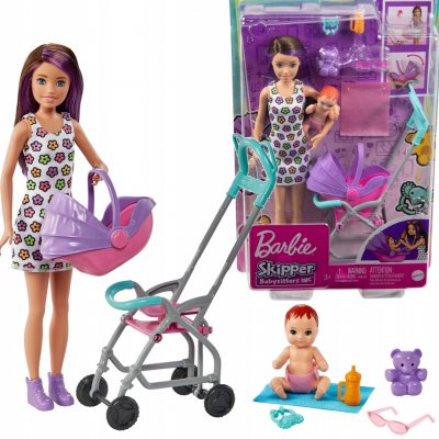 Barbie Skipper Chůva Sada S Kočárkem – Zboží Dáma