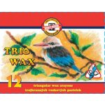 Koh-i-noor Voskovky Trio Wax 8272/12ks 10mm trojhranné – Zboží Mobilmania