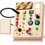 Cab Toys Dřevěná deska senzorická – Hledejceny.cz