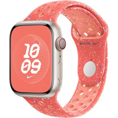 Apple Watch 45mm žhavě oranžový sportovní řemínek Nike - S/M MUVE3ZM/A – Zboží Mobilmania