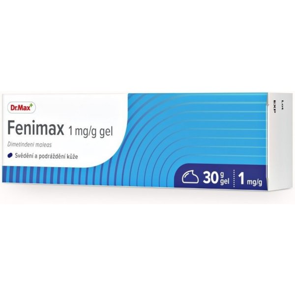 Volně prodejný lék FENIMAX DRM 1MG/G GEL 30G