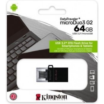 Kingston DataTraveler microDuo G2 64GB DTDUO3G2/64GB