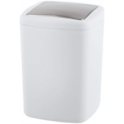 Wenko Koupelnový koš plast 8,5 l bílý – Zboží Mobilmania