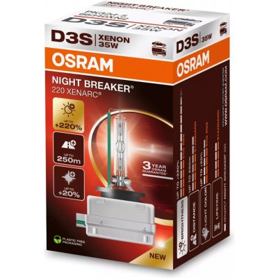 Osram Xenonová výbojka D3S NIGHT BREAKER 220 XENARC 66340XN2 | Zboží Auto