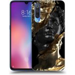 Pouzdro Picasee silikonové Xiaomi Mi 9 - Black Gold černé – Zbozi.Blesk.cz