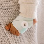Owlet Dream Sock chytrá ponožka světle zelená – Zboží Dáma