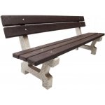 HTI Betonová lavička Recyklát KA-B1007 170 cm klasické hladký – Zboží Dáma