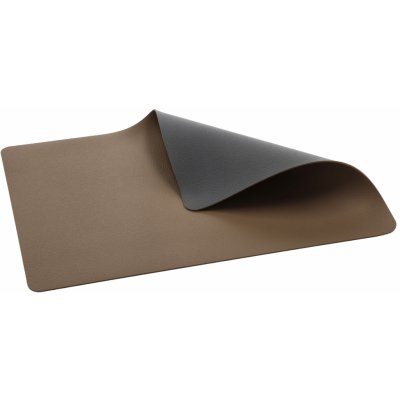 Bitz Prostírání oboustranné 4 ks tmavě hnědá / titanová PVC 46x33cm – Zbozi.Blesk.cz