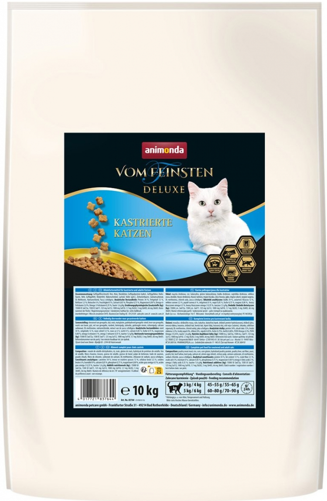 Vom Feinsten Deluxe pro kastrované kočky 2 x 10 kg