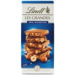 Lindt Les Grandes mléčná s lískovými oříšky 150 g – Zboží Dáma