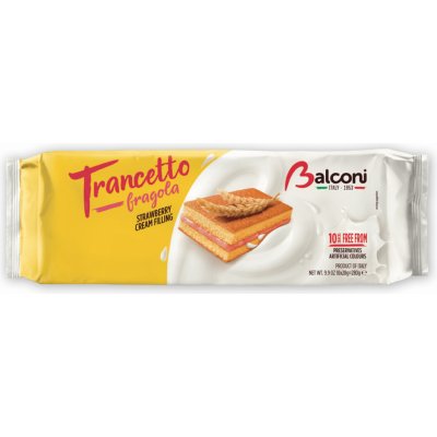 Balconi Trancetto moučník jahodový s jogurtem 10 x 28 g