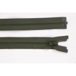 de-park Zip YKK - 75cm - dělitelný - army khaki - 684 – Hledejceny.cz