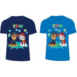 Paw Patrol Tlapková patrola -Licence chlapecké tričko Paw Patrol PAW 248, tmavě modrá modrá tmavě
