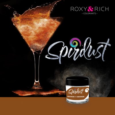 Roxy and Rich Metalická barva do nápojů Spirdust bronzová 1,5 g – Sleviste.cz