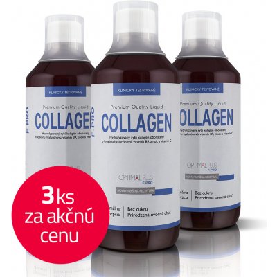 Optimal Plus F PRO Collagen 3 x 500 ml – Hledejceny.cz