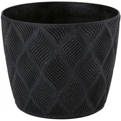 KVĚTINÁČ FLOW PETIT ECO WOOD 190MM HLUBOKÁ ČERNÁ*2952 – Hledejceny.cz