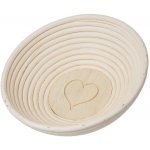 Orion Ošatka rattan kulatá pr. 21 cm - srdce – Zboží Dáma
