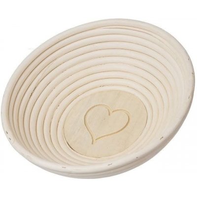 Orion Ošatka rattan kulatá pr. 21 cm - srdce – Zboží Dáma