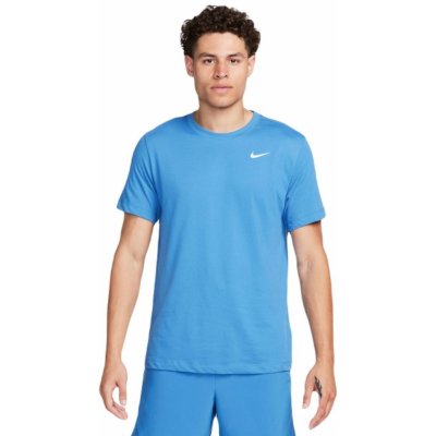 Nike Solid Dri-Fit Crew tar blue/white – Zboží Mobilmania