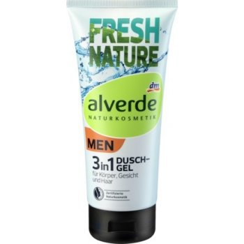 Alverde Naturkosmetik Men sprchový gel 3in1 Fresh Nature 200 ml