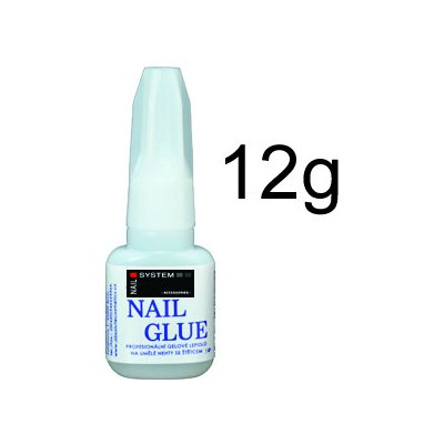 NAIL SYSTEM Lepidlo na umělé nehty se štětcem 10 g – Zboží Dáma