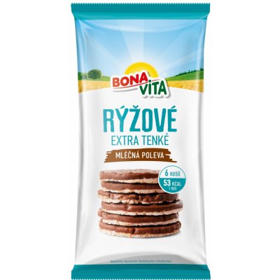 Bonavita chlebíčky rýžové s mléčnou polevou 70 g – Zboží Dáma