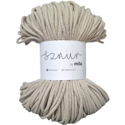 Bavlněná šňůra MILA 5mm - Stone/P79 – Zboží Dáma