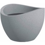 Scheurich Květináč Wave Globe 30 cm Stony Grey – Zboží Dáma