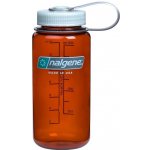 Láhev Nalgene Wide Mouth Sustain - 500 ml Clear with Red