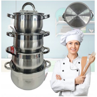 Sada hrnců Violet ocel 12 ks. – Zboží Dáma