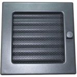 HACO Uzamykatelný krbový rošt s rámem a síťkou LKM 170 x 170 mm grafitový lak 0722 – Hledejceny.cz