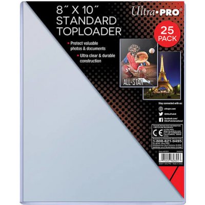 Ultra Pro Toploader o rozměru 20,3 x 25,4 cm menší než A4 25 ks