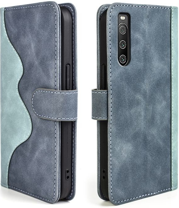 Pouzdro Dual Wavy Case Sony Xperia 10 IV modré