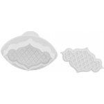 Sada plastových vykrajovátek mřížkované plakety - 2 ks – Hledejceny.cz