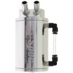 Oil catch tank D1 Spec - 2x vývod - objem 0,5l - stříbrný – Hledejceny.cz