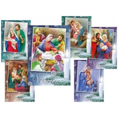 Pohlednice vánoční 157 B UV – Zboží Dáma