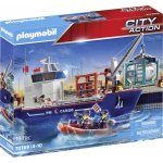 Playmobil 70769 velká kontejnerová loď s celní lodí – Zboží Dáma