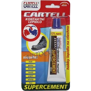 Cartell Supercement kontaktní lepidlo velmi univerzální 40 ml