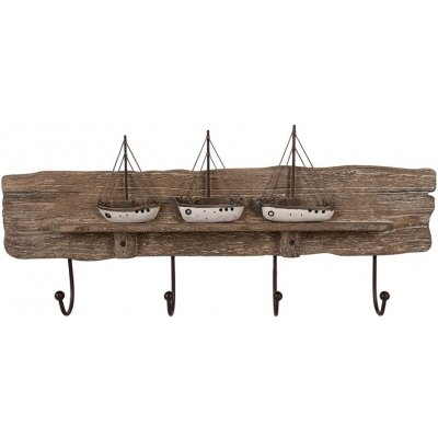 Clayre & Eef Nauticco 63 x 8 x 27 cm hnědý – Hledejceny.cz
