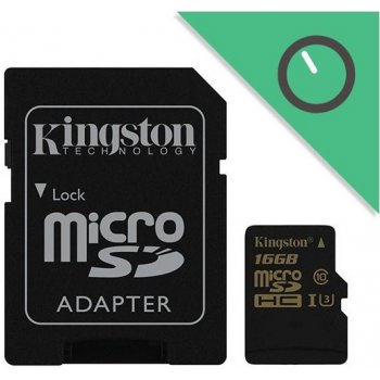 Kingston microSDHC 16 GB UHS-I U3 SDCG/16GB