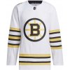 Hokejový dres adidas Boston Bruins 100th Anniversary Primegreen Authentic Jersey White
