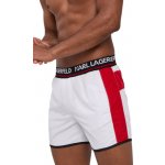 Karl Lagerfeld KL21MBS04 pánské šortky bílé – Hledejceny.cz