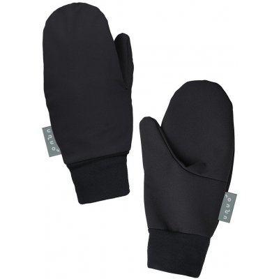 Unuo, Dětské softshellové rukavice s fleecem, Černá