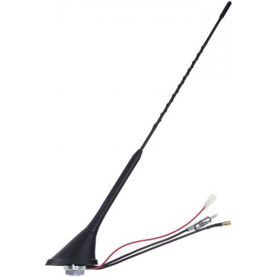 MGB aktivní FLEX 60°AM-FM/DAB anténa Škoda, VW s DIN konektorem 40cm - 65114 | Zboží Auto